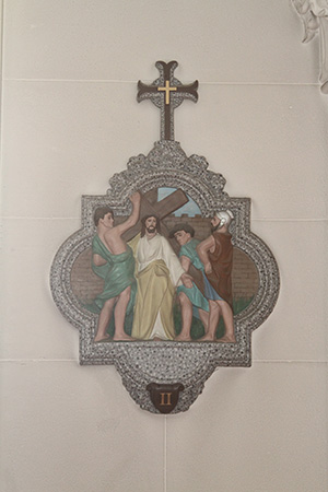 第2留-イエス、十字架を担わされる